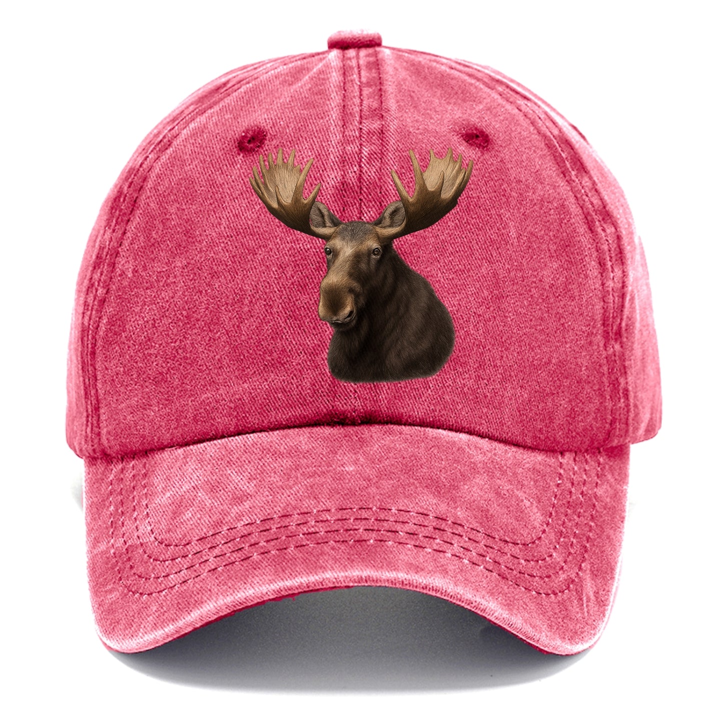 moose portrait design Hat