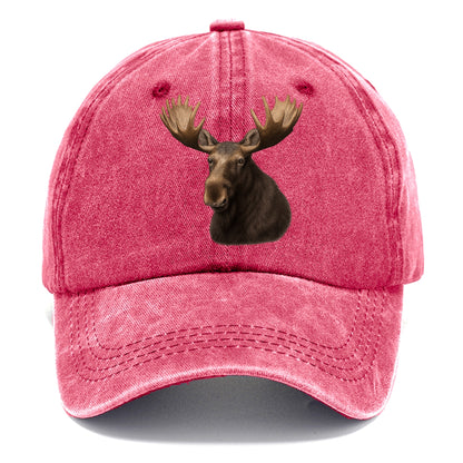 moose portrait design Hat