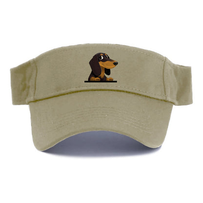 retro-dachshund-playful-spirit Hat