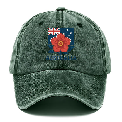 Australian Patriotic Floral Hat