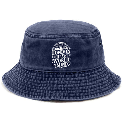 london in heart world in mind Hat