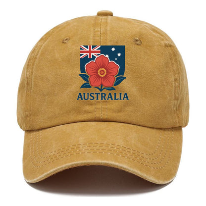 Australian Patriotic Floral Hat
