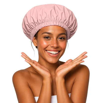 Waterproof Shower Cap - Reusable & Elastic Additional Image 10