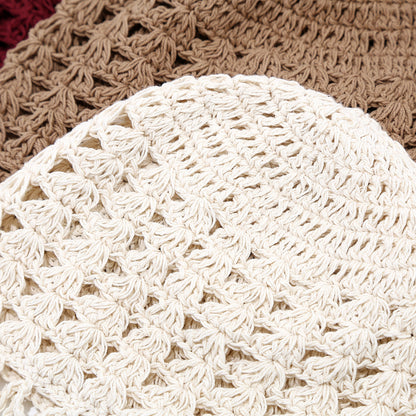 Boho Crochet Hooded Hat with Tassels Additional Image 10