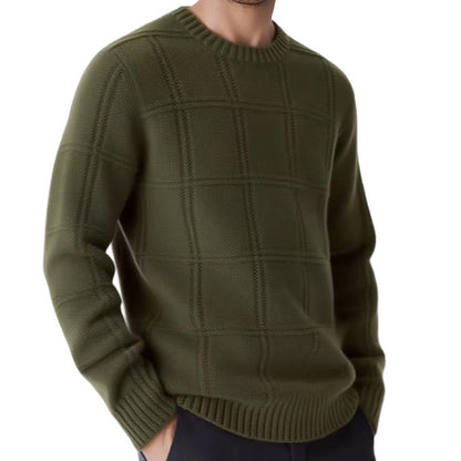 Men's Textured Knit Sweater: Casual Comfort Additional Image 10