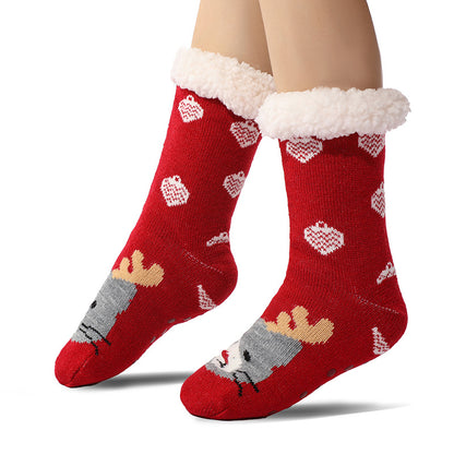 Cozy Christmas Plush Slipper Socks for Women Additional Image 10