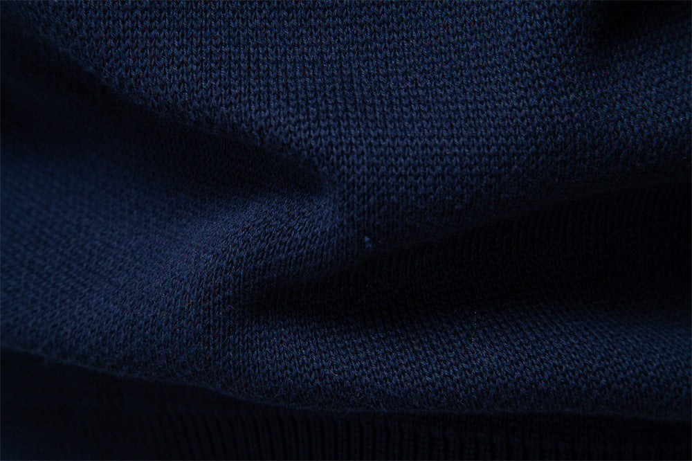 Men's Zipper Knit Cardigan Sweater Additional Image 10