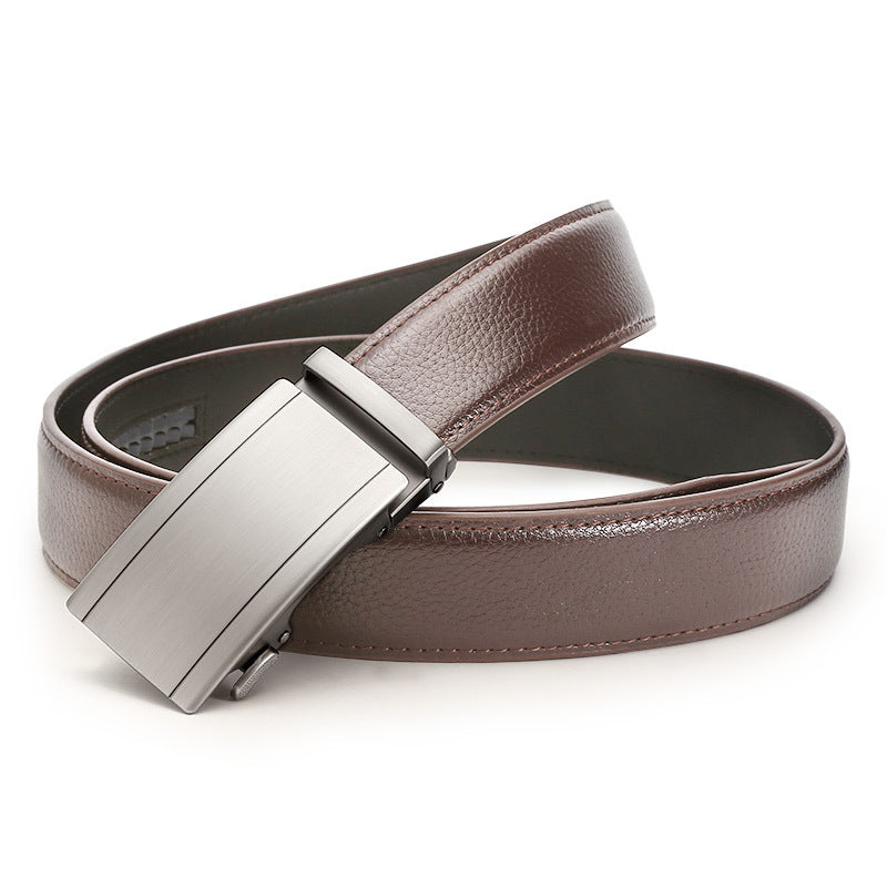 Men's Genuine Leather Automatic Belt Additional Image 10