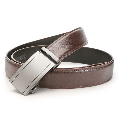 Men's Genuine Leather Automatic Belt Additional Image 10