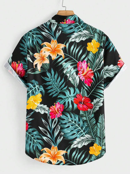 Men's Digital Print Hawaiian Shirt - 2025 Summer Style Additional Image 10