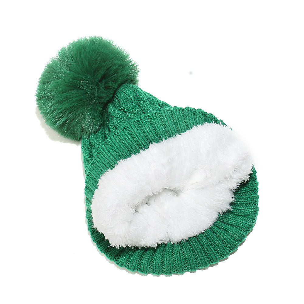 Kids Christmas Elk Knit Hat & Scarf Set Additional Image 10