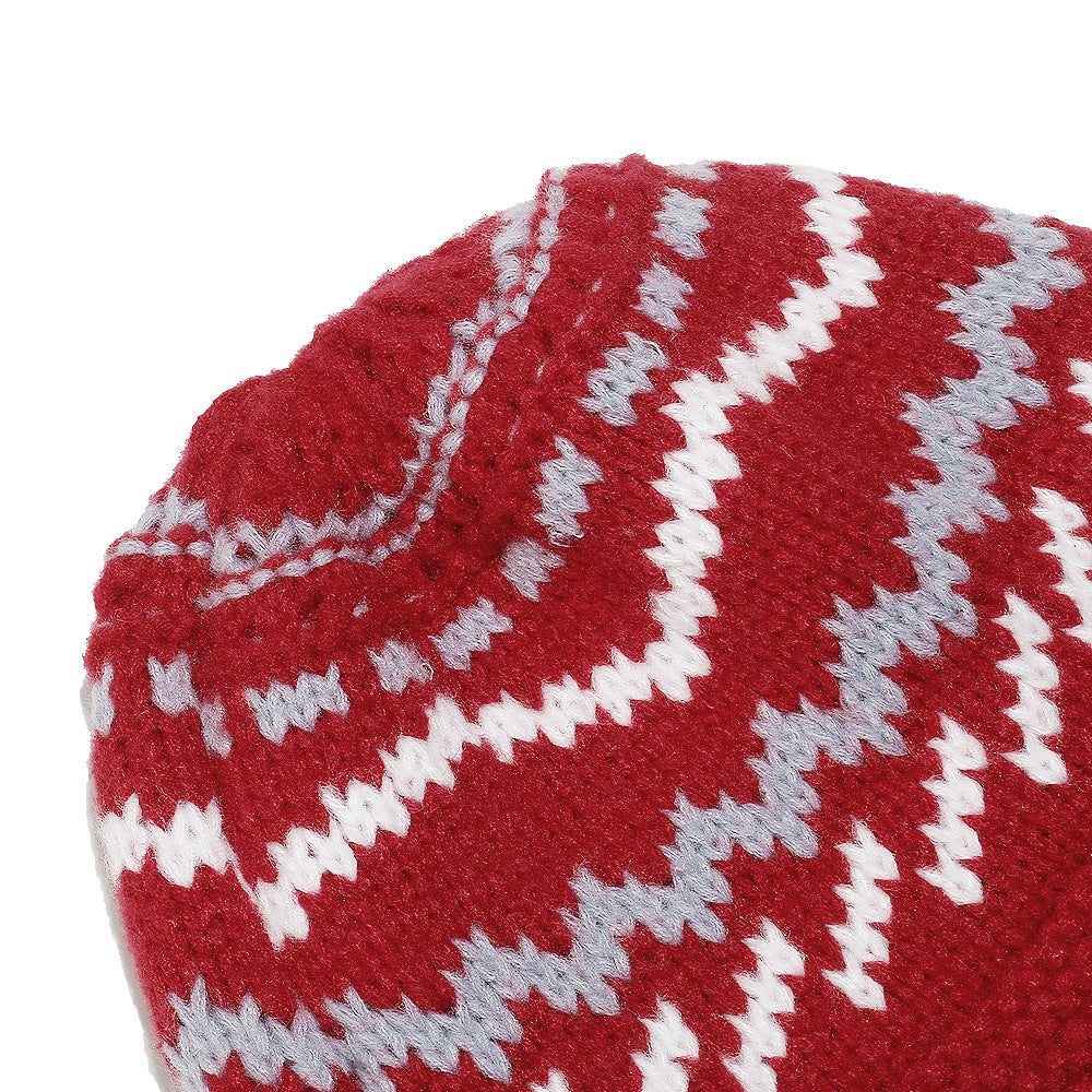 Bohemian Fair Isle Earflap Beanie - Cozy Knit Hat Additional Image 10