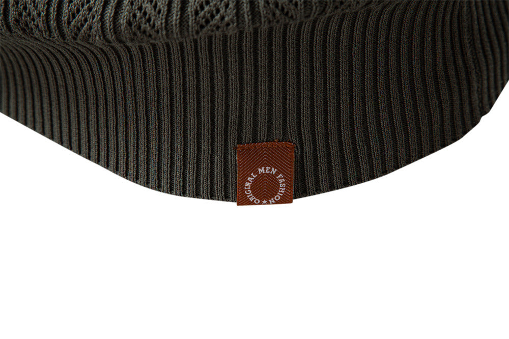 Men's Half-Zip Knit Sweater | Business Casual Comfort Additional Image 10