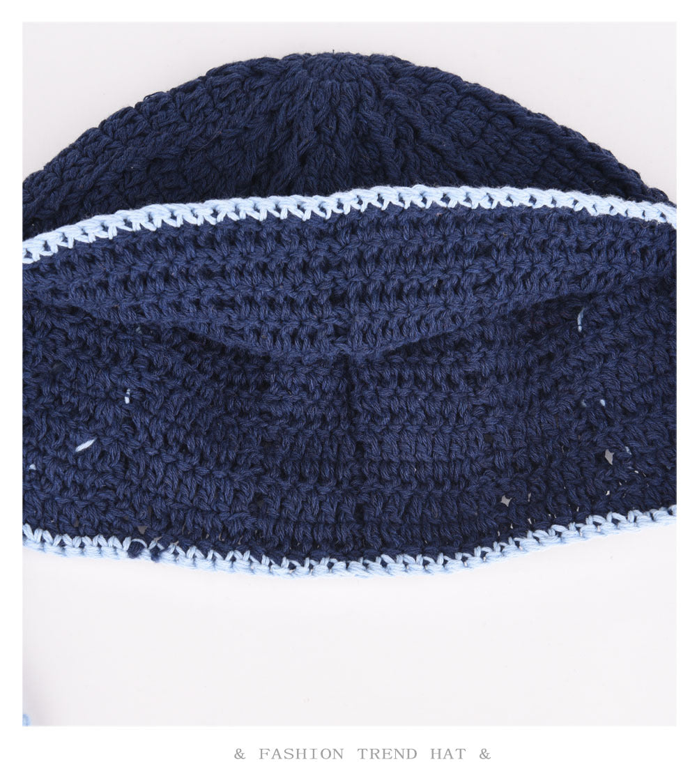 Hand-Knit Floral Beret: Cozy Retro Winter Hat Additional Image 10