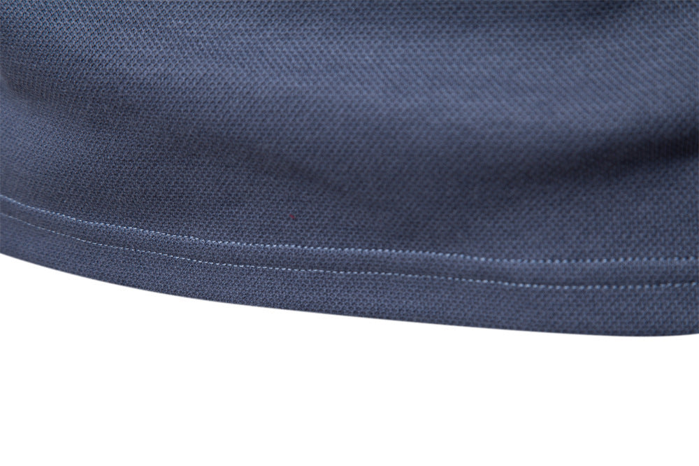 Men's Washed Lapel Polo: Soft Comfort & Casual Style Additional Image 10