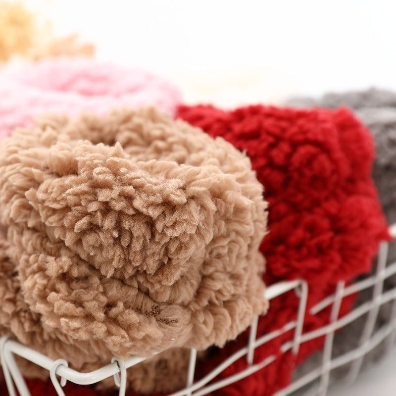 Cozy Bear Plush Velvet Socks - Warm & Cute Winter Sleepwear Additional Image 10