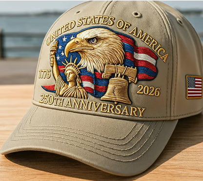 USA 250th Anniversary 3D Logo Baseball Cap Additional Image 10
