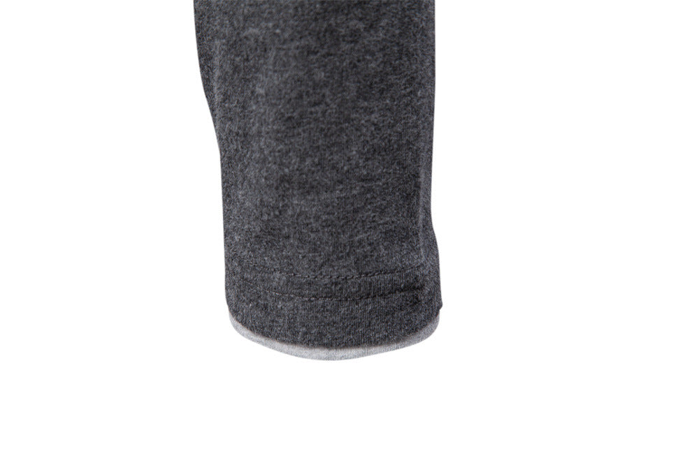 Men's Soft Cotton V-Neck Long Sleeve Tee Additional Image 10