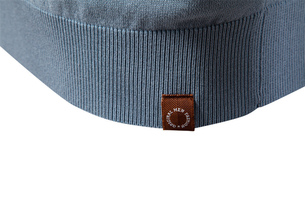 Men's Colorblock Knit Polo Shirt - Summer Casual Additional Image 10