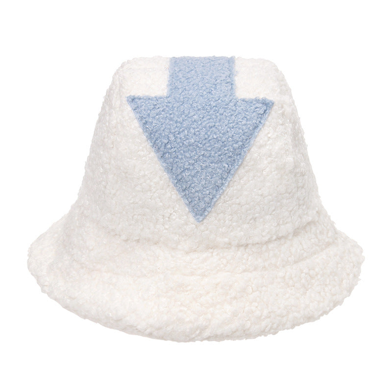 Teddy Velvet Arrow Bucket Hat - Cozy Street Style Additional Image 1