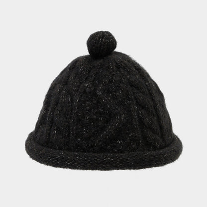 Cozy Cable Knit Beanie with Pom - Japanese Style Additional Image 1