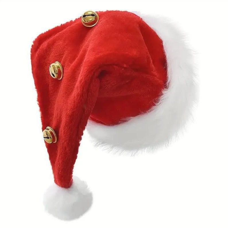 Jingle Bell Santa Hat - Plush & Festive Additional Image 1