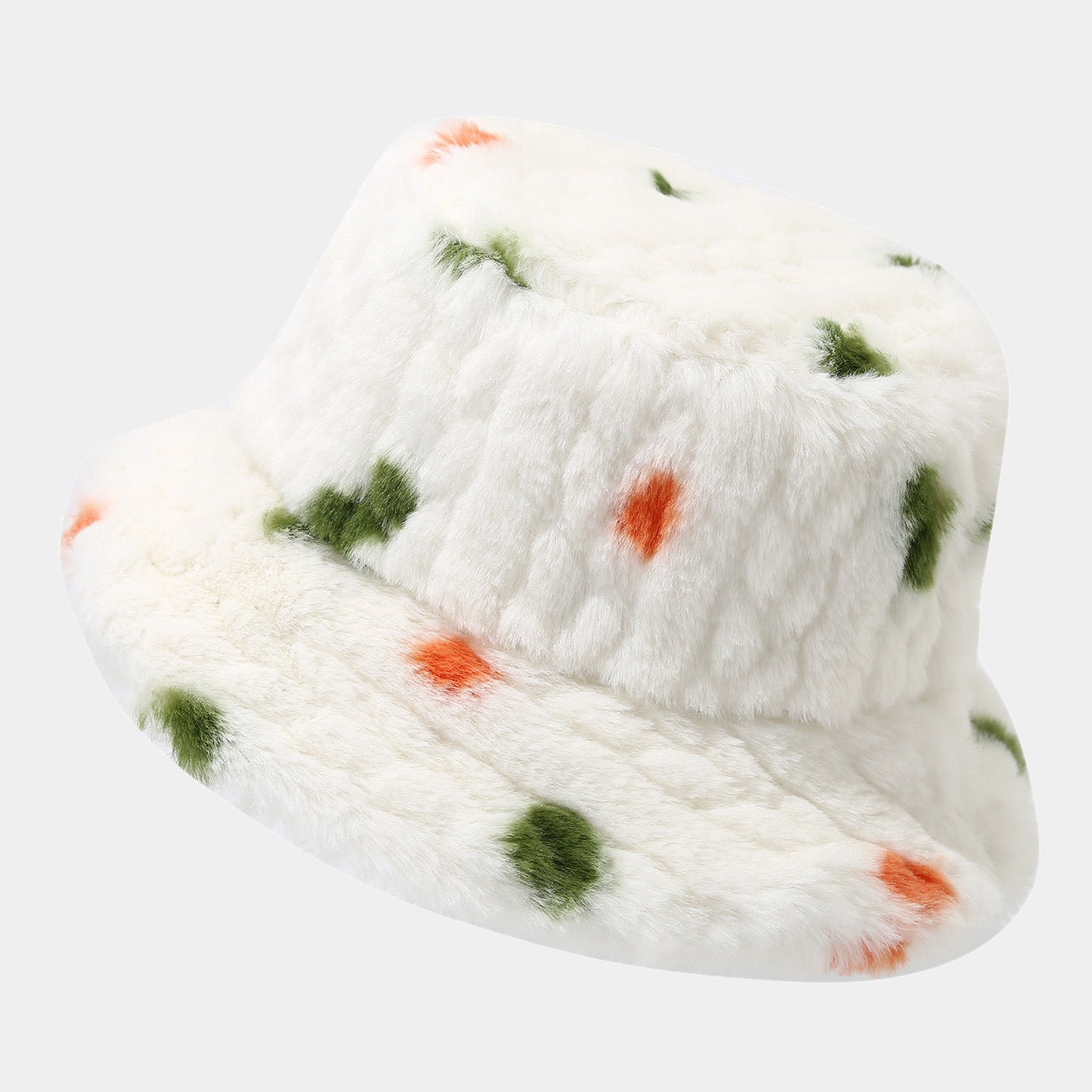 Cozy Faux Rabbit Fur Bucket Hat - Japanese & Korean Style Additional Image 1