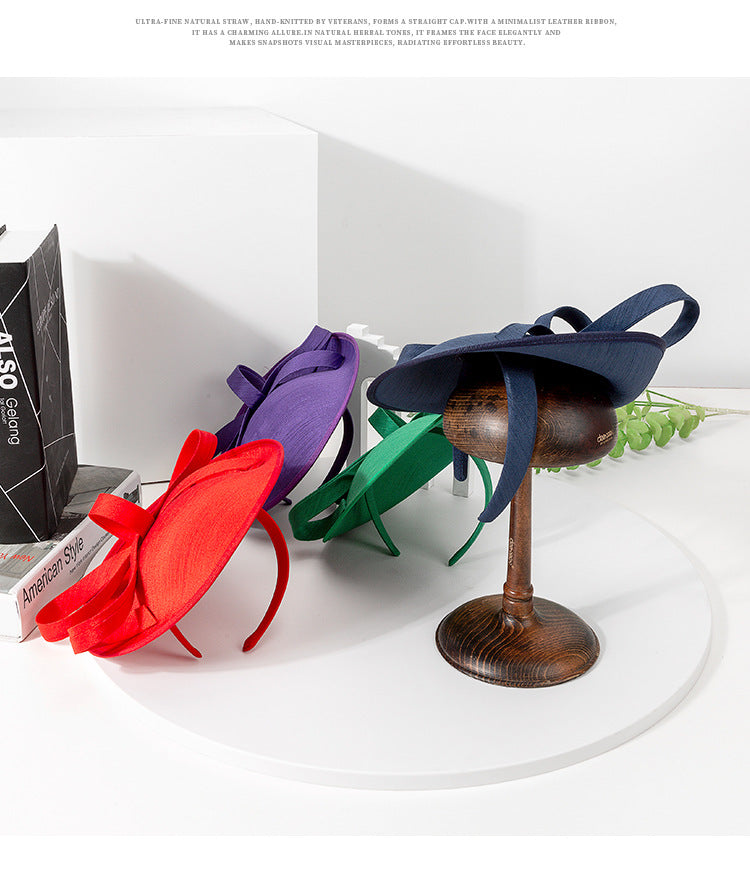 Trendy Retro Bow Headband - Spring Summer Hat Additional Image 1