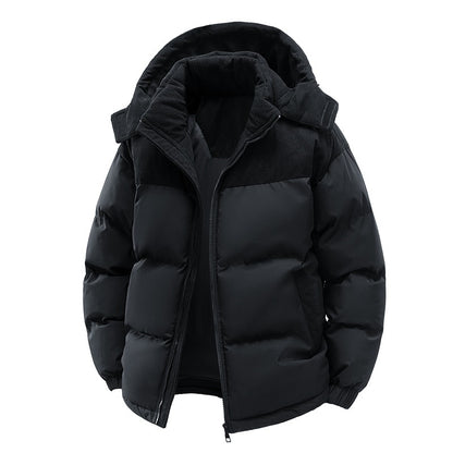 Men's Fleece-Lined Winter Jacket - Warm & Stylish Additional Image 1