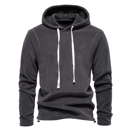 Men's Polar Fleece Hoodie: Ultimate Winter Warmth Additional Image 1