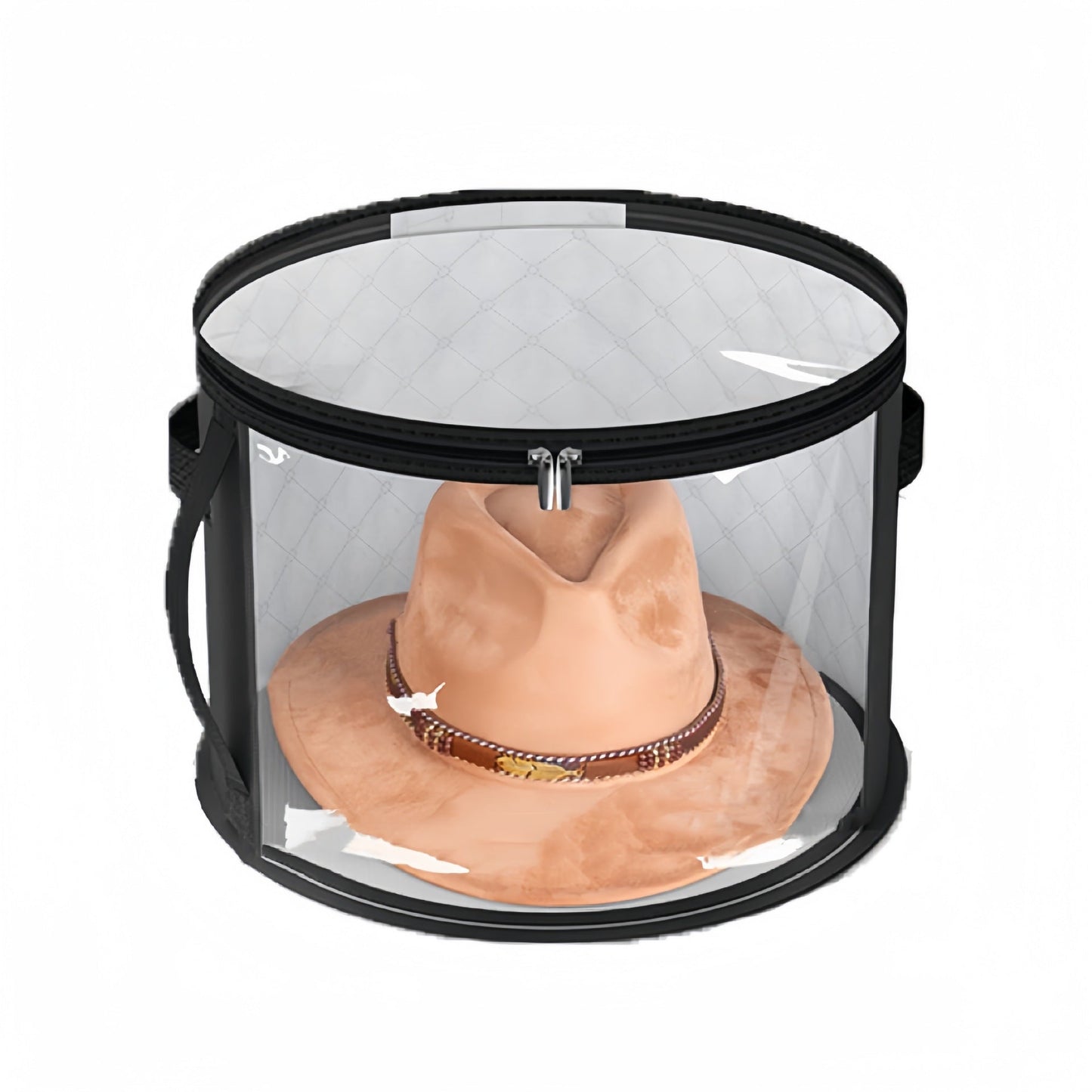 Stackable Transparent Hat Storage Bin Additional Image 1