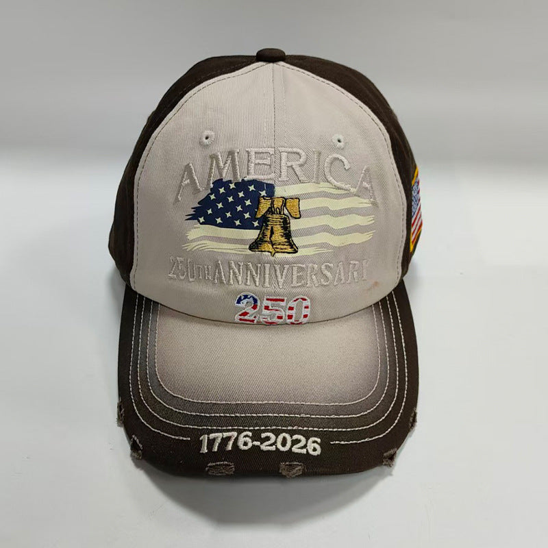 US 250th Anniversary Patriotic Baseball Cap Additional Image 1