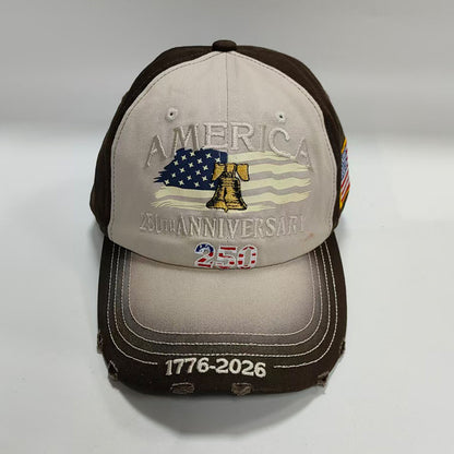 US 250th Anniversary Patriotic Baseball Cap Additional Image 1