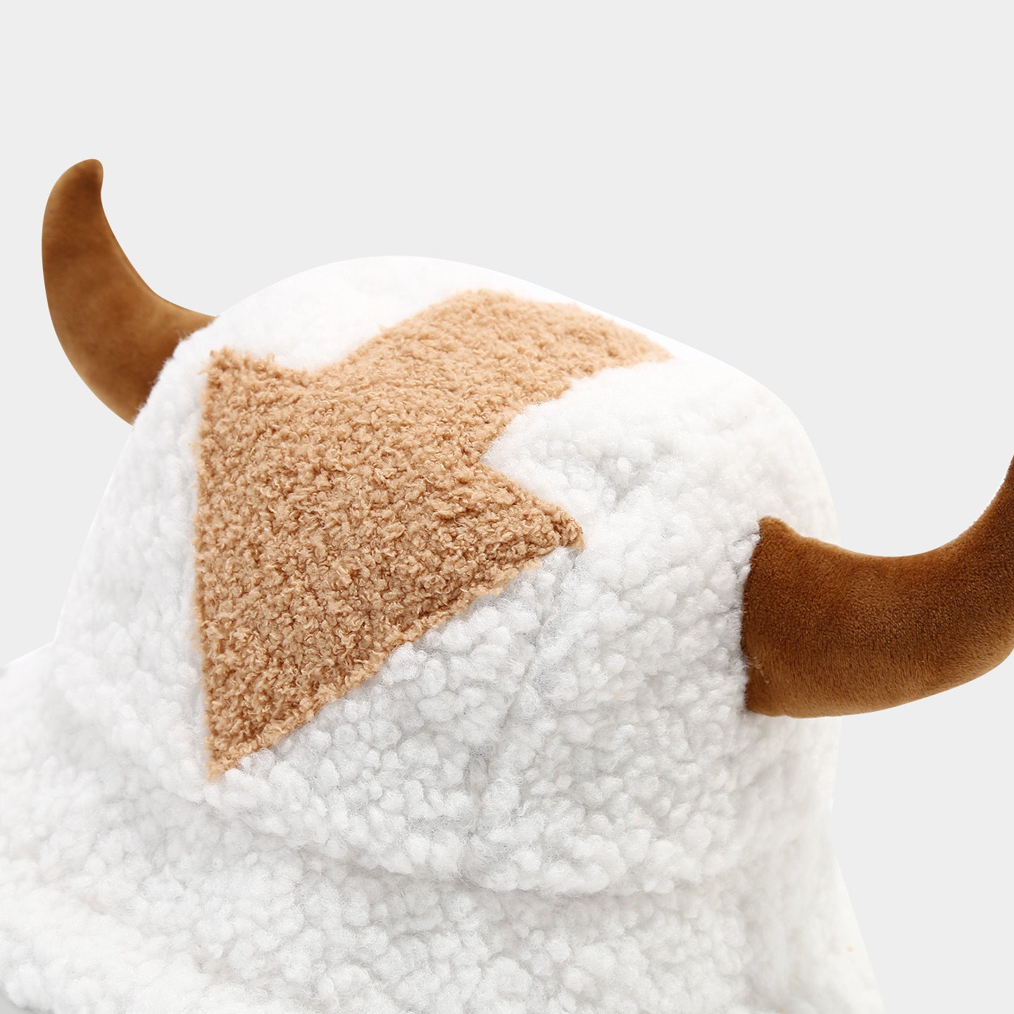 Creative Horn Ear Lamb Wool Bucket Hat Additional Image 1