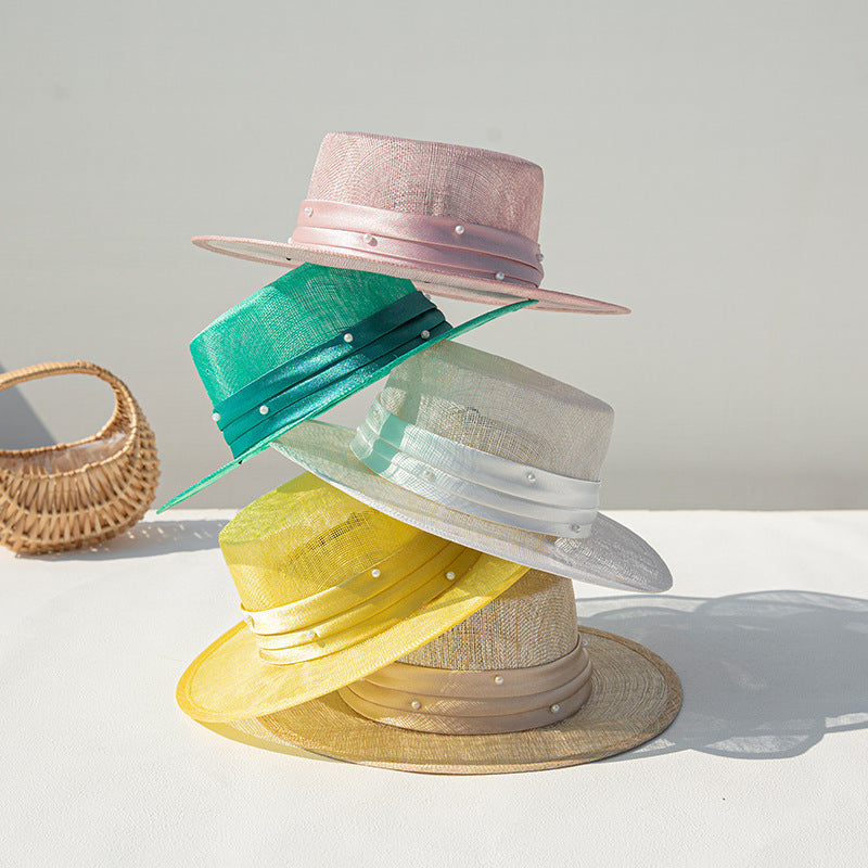 Stylish Summer Straw Hat for Women Vintage Chic Straw Hat