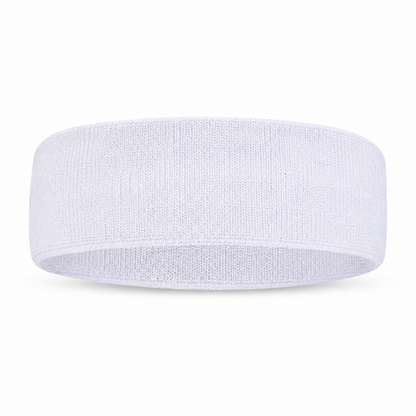 Premium Knitted Sports Headband for Sweat Control — studio product photo on white background