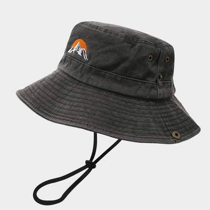 Embroidered Sun Hat for Hiking & Fishing Additional Image 1