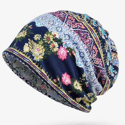 Versatile Cotton Scarf Cap: All-Season Headwear Additional Image 1