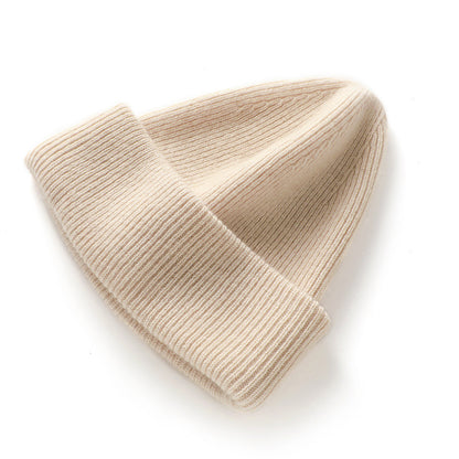 Cozy Cashmere Knit Beanie: Luxury Warm Winter Hat Additional Image 1