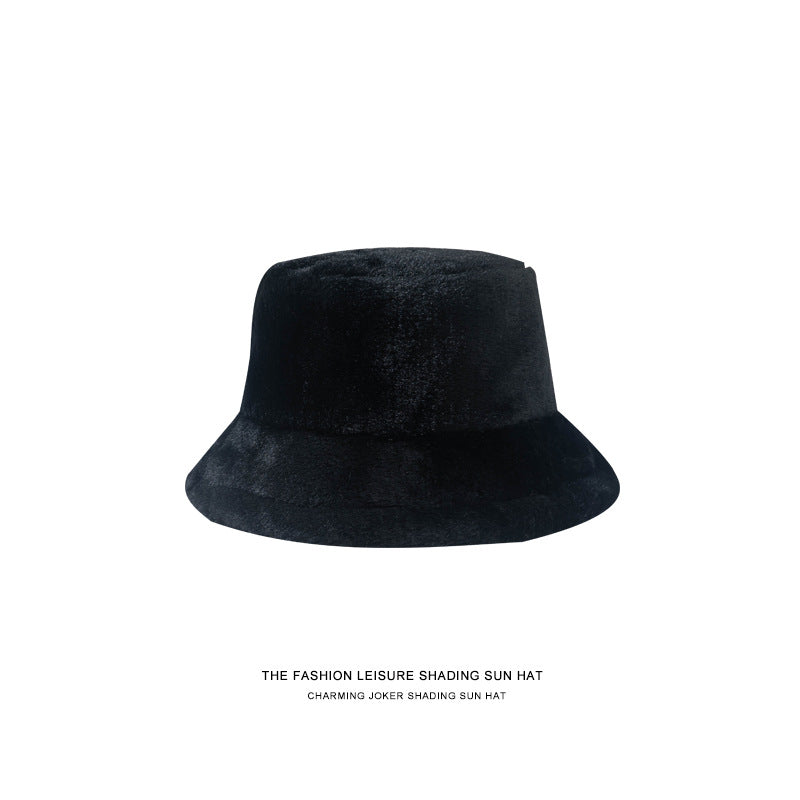 Cute Plush Bucket Hat - Korean Style Winter Warmth Additional Image 1