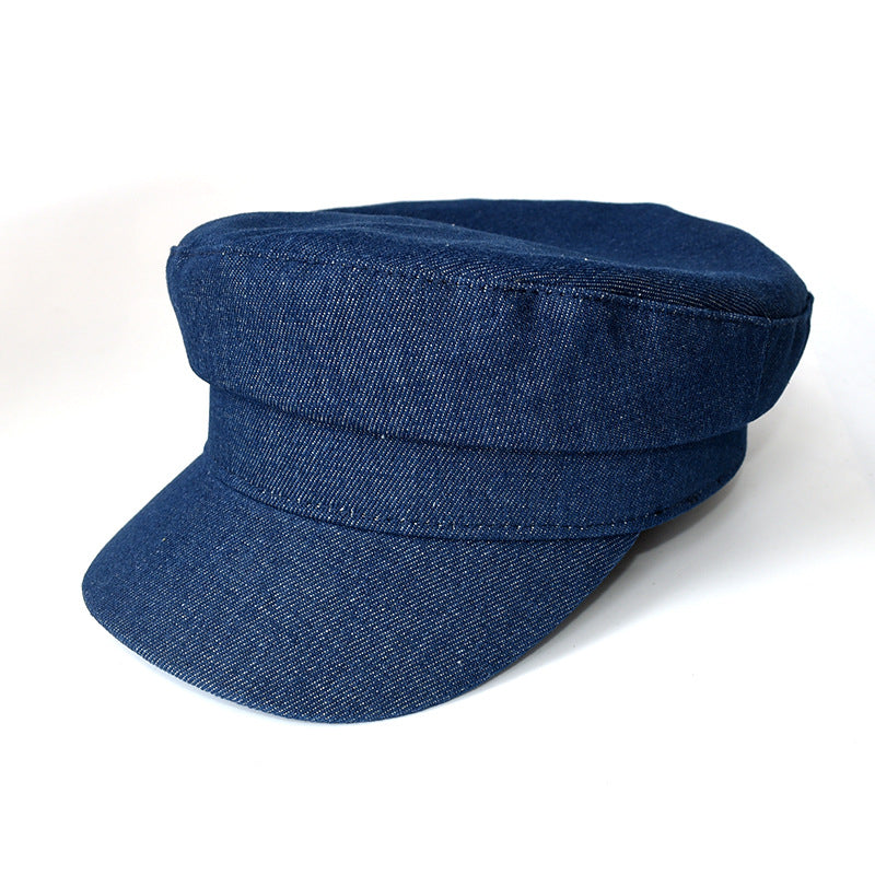 Vintage Light Denim Cap - Japanese Street Style Additional Image 1