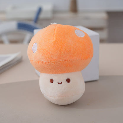 Cute Mushroom Plush Bag Charm - Japanese Anime Style Additional Image 1