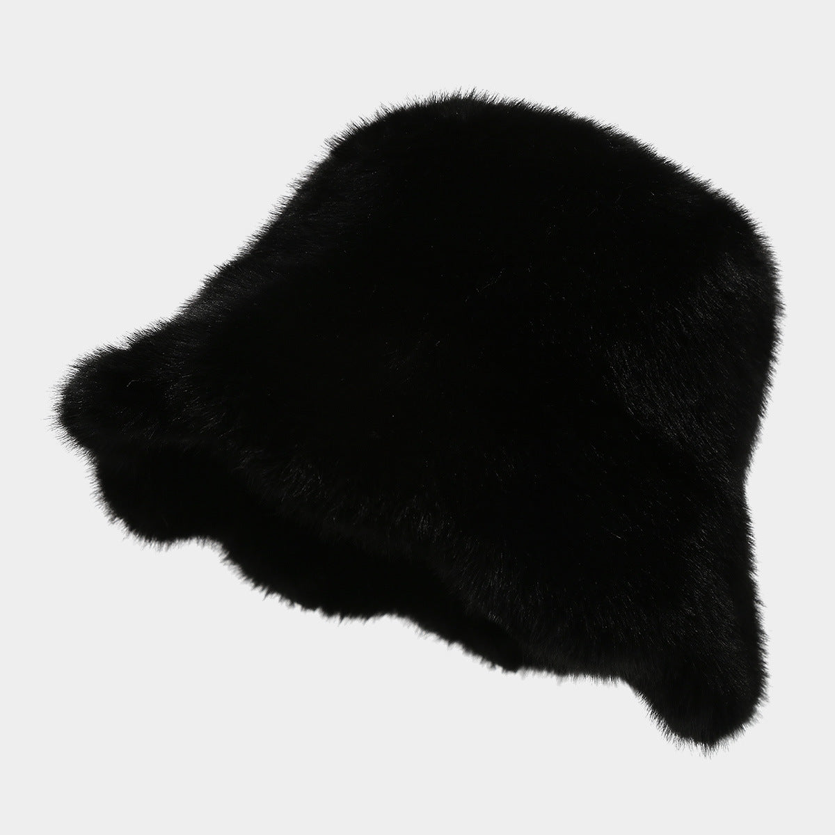 Cozy Faux Fur Bucket Hat - Warm Winter Style Additional Image 1