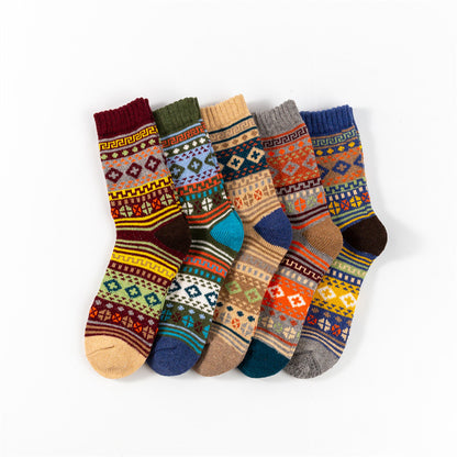 Cozy Rabbit Wool Blend Men's Mid-Tube Socks Additional Image 1