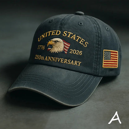 USA 250th Anniversary 3D Logo Baseball Cap Additional Image 1