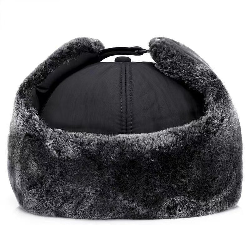 Warm Fleece-Lined Winter Hat for Men Additional Image 1