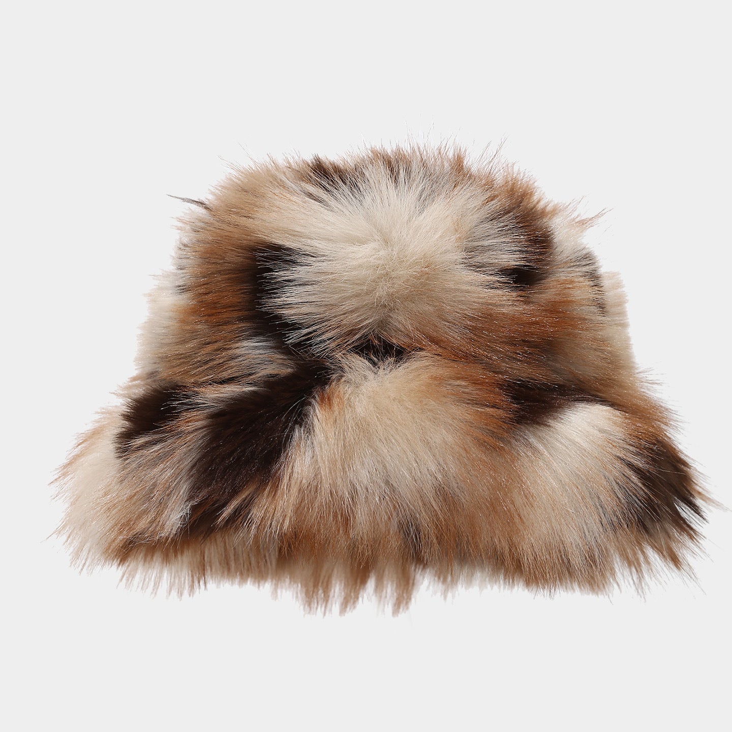Chunky Faux Fur Bucket Hat - Cozy Winter Style Additional Image 1