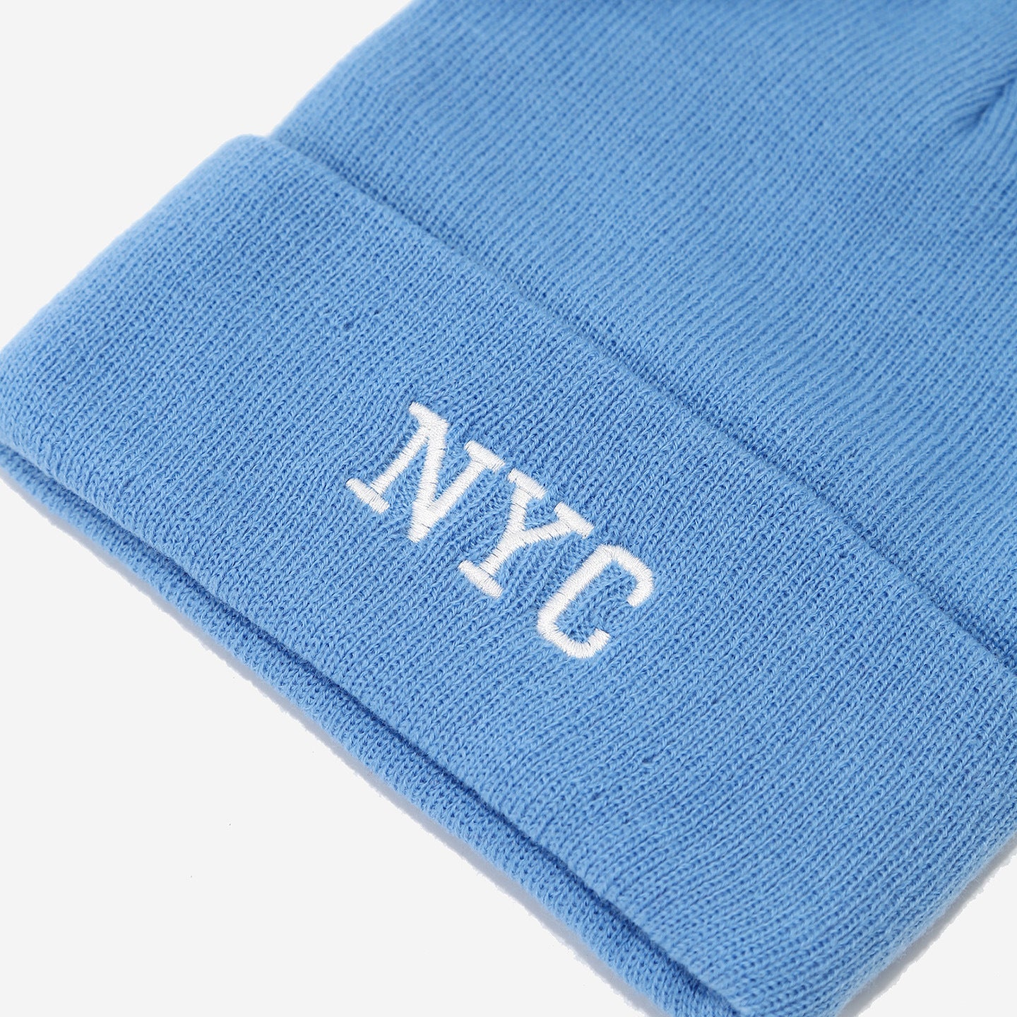 NYC Letter Brimless Beanie: Korean Style Urban Hat Additional Image 1