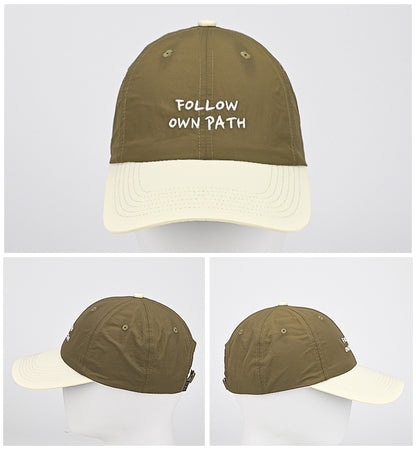 Stylish Colorblock Baseball Cap - Trendy Sun Protection Additional Image 1