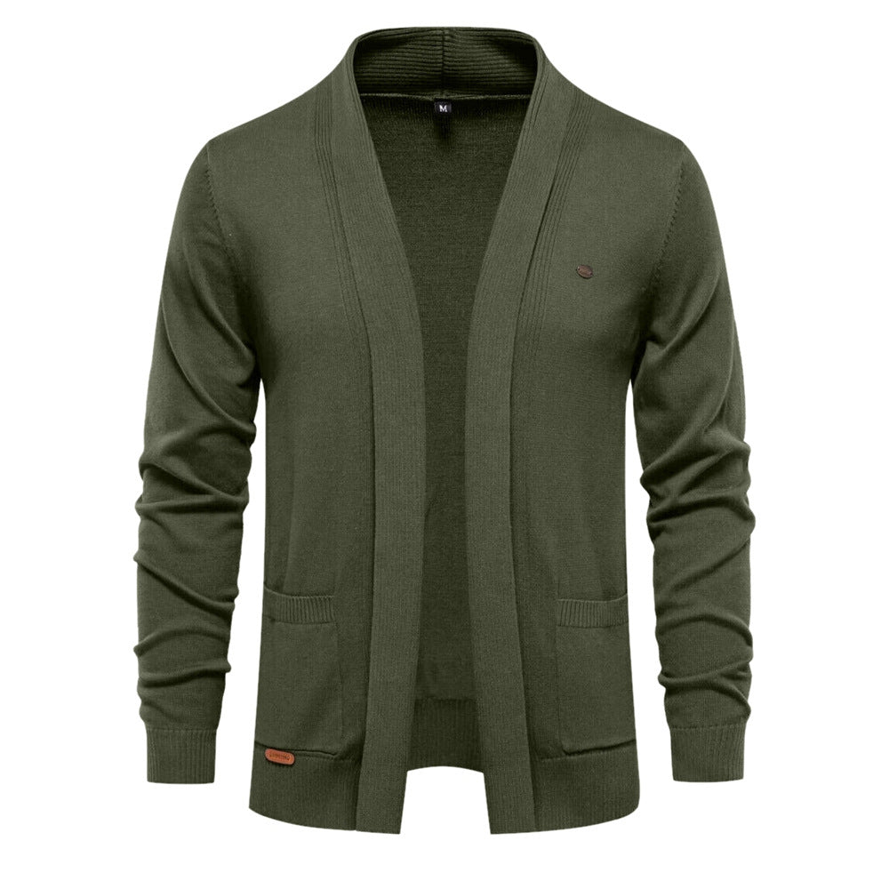 Men's Premium Business Cardigan Sweater Additional Image 1